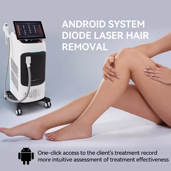Die professionellste 2-in-1-Diodenlaser-755-808-1064-nm-Haarentfernungsmaschine Pikosekunden-Laser-Tattoo-Entferner-Maschine